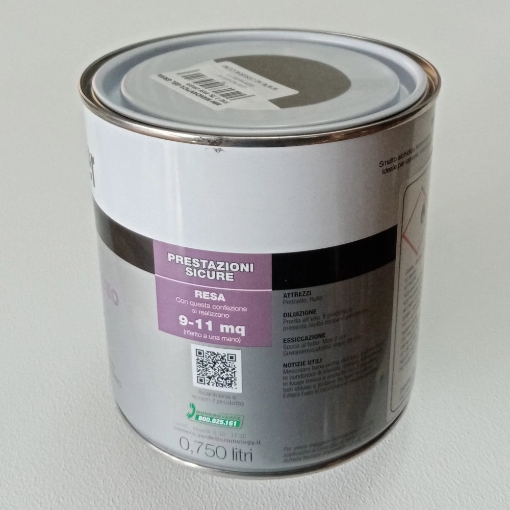 Manoantica gel grana fine 750ml smalto ferro micaceo in varie colorazioni, colori manoantica antracite