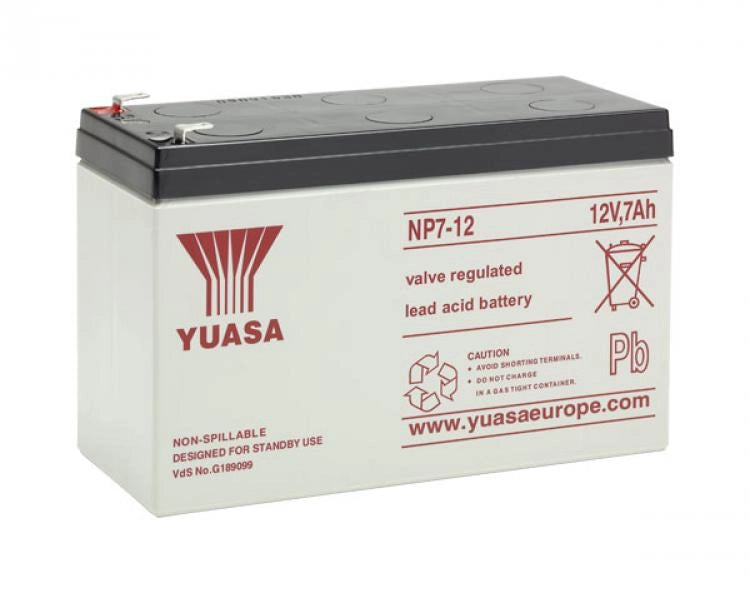 BATTERIA YUASA NP7-12 12V 7Ah