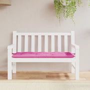 Cuscino per Panca da Giardino-Cuscini per panchina da esterno Rosa 120x50x7 cm in Tessuto