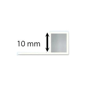 Profilo quadro proteggi angolo in pvc 10mm 2,6 metri : Colore - Grigio