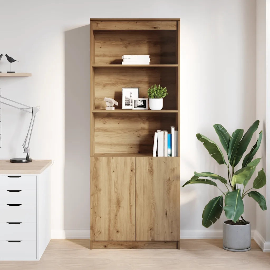 Credenza Rovere Artigianale 70x35x180 cm in Legno Multistrato 3328479