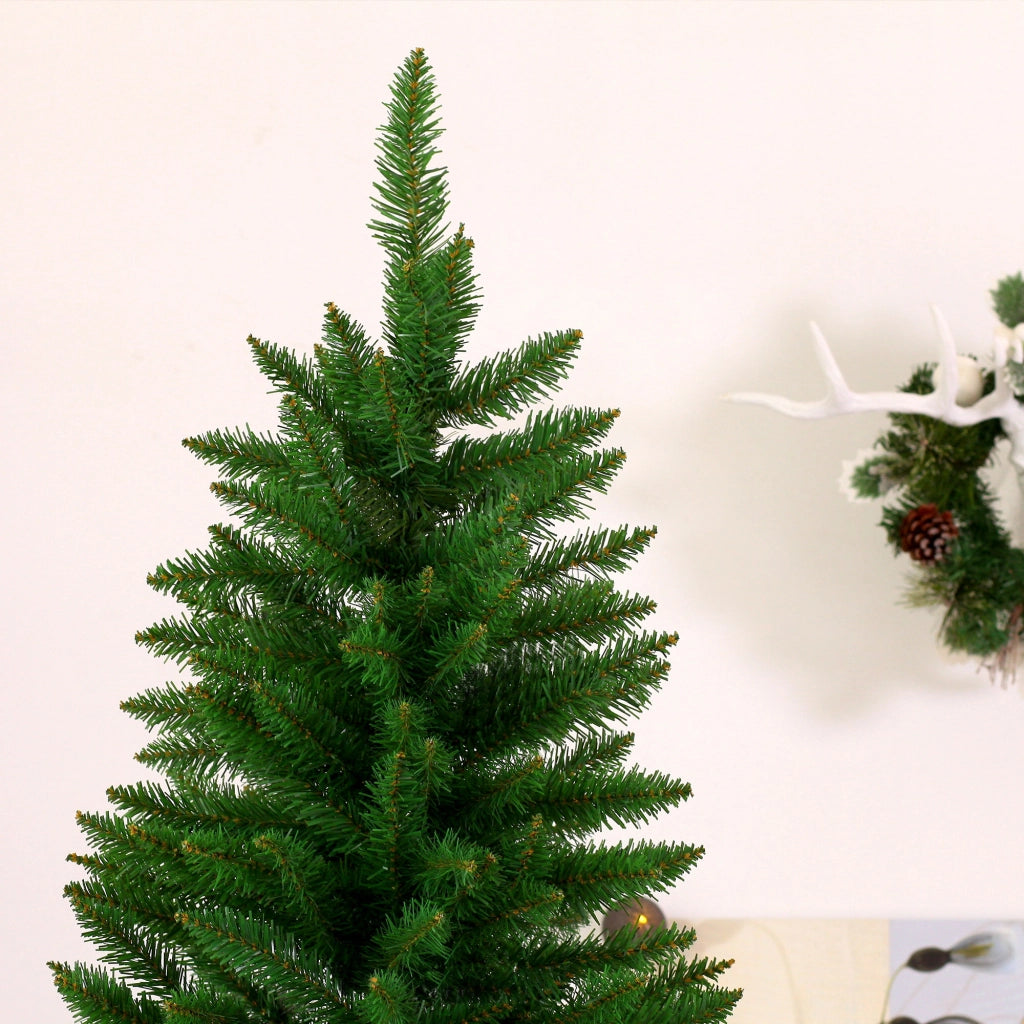 Albero di Natale Artificiale con Supporto ¨C zephmum ¨C 210 cm Verde 865 Rami