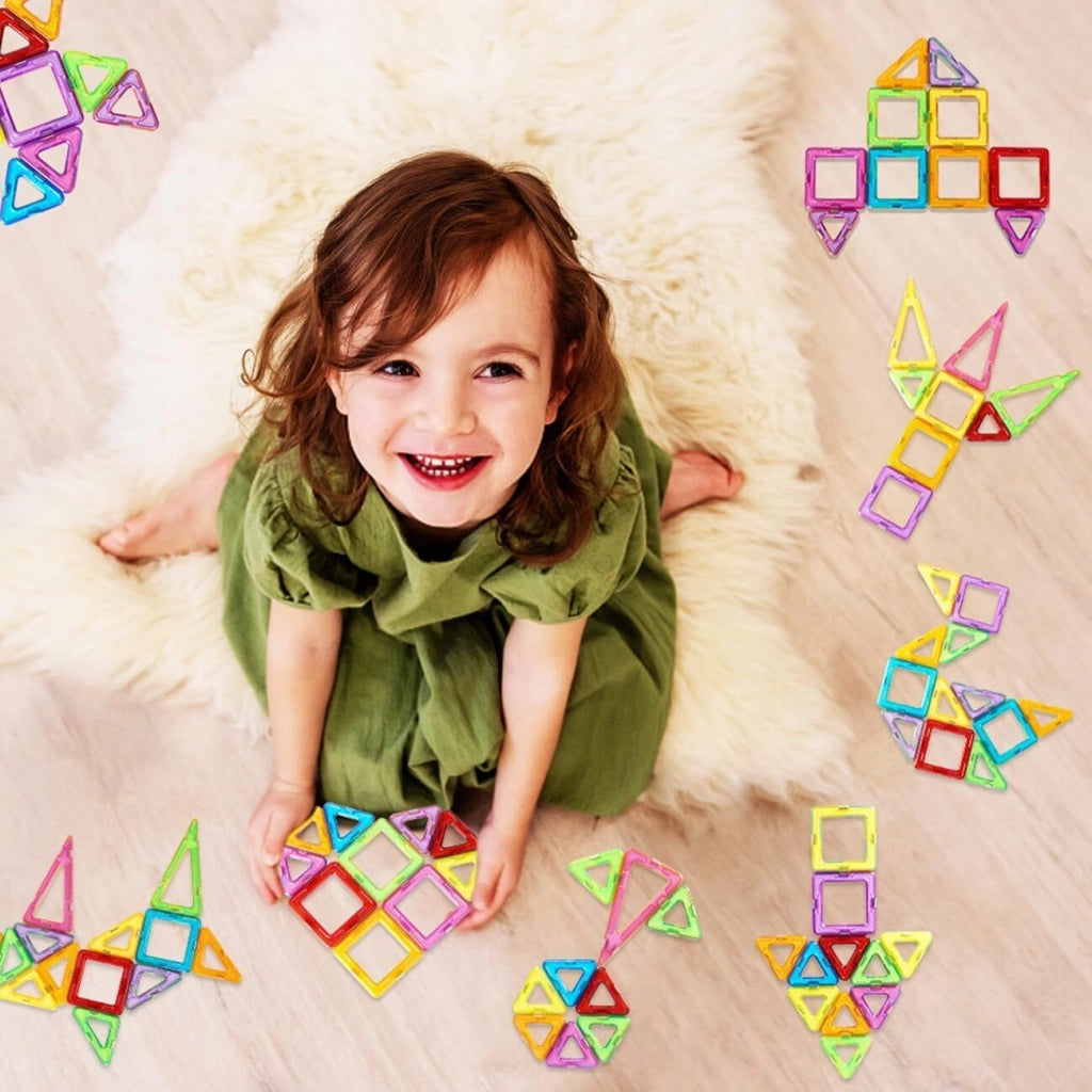 Blocchi magnetici per bambini ¨C Minimal ¨C 110 pezzi