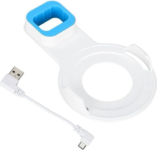 Supporto di fissaggio alla parete per Echo Dot 2a generazione - Bianco - Supporto spaziale per altoparlante intelligente con Alexa.