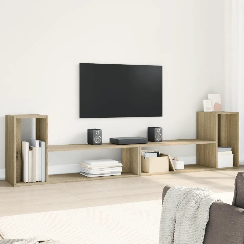 Mobili TV 2 pz Rovere Sonoma 100x30x50 cm in Legno Multistrato 840795