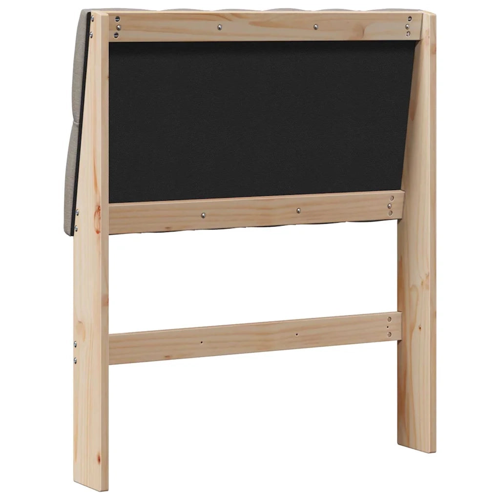 Testiera | Testata imbottita Talpa 80 cm Pino massello