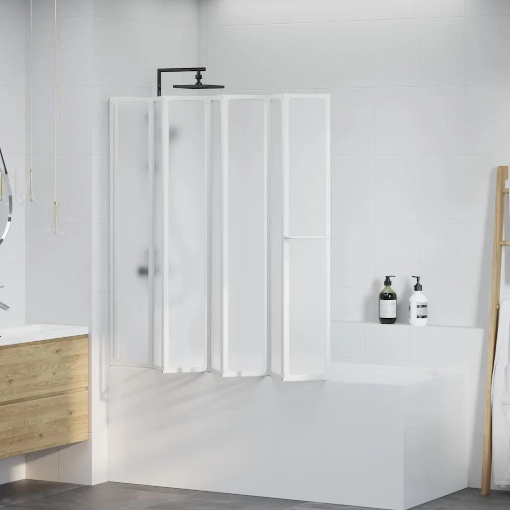 7 Pannelli pieghevoli con porta-asciugamano 140 x 168 cm doccia bagno CFW8411673