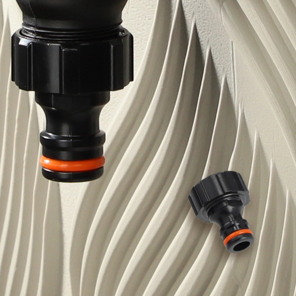 Rubinetto da giardino KADAX da 3/4" con valvola per serbatoio di acqua piovana e barile.