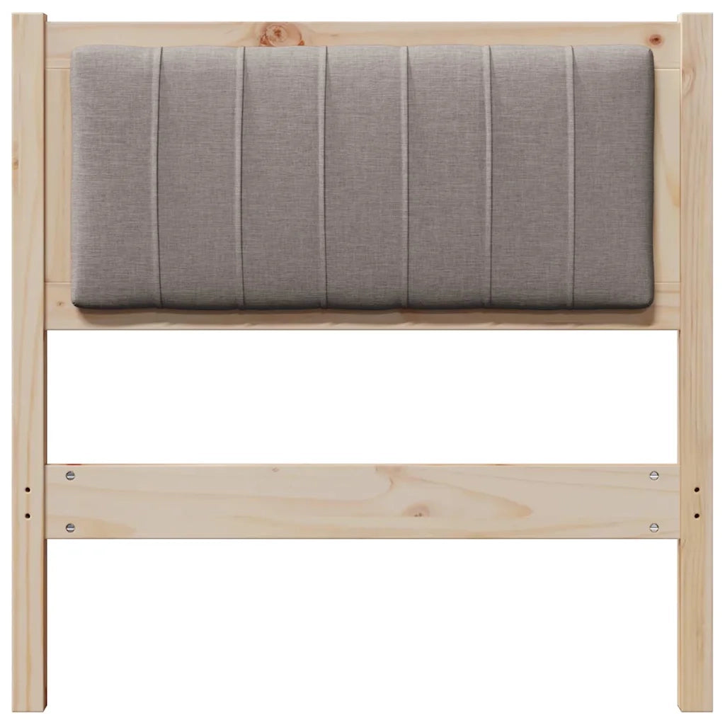Testiera | Testata imbottita con Testiera | Testata Marrone 75 cm Pino massello