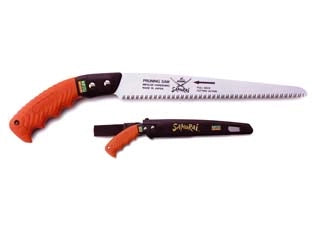 SEGACCIO PER POTARE DI PRECISIONE CON FODERO- - lama dritta mm.240 (GSM-240-MH) manico blu - 1 blister SAMURAI