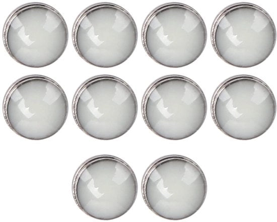 Accessorio orologio illuminante a punti 10 pezzi - Resistente all'ossidazione - Alta tolleranza - Utilizzo ampio - Accessorio orologio - Ideale per i lavori di fai da te - Bezel orologio illuminante