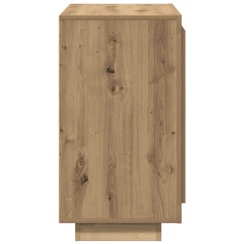 Credenza | Madia | Buffet da pranzo | Armadio da pranzo Rovere Artigianale 80x40x75 cm in Legno Multistrato