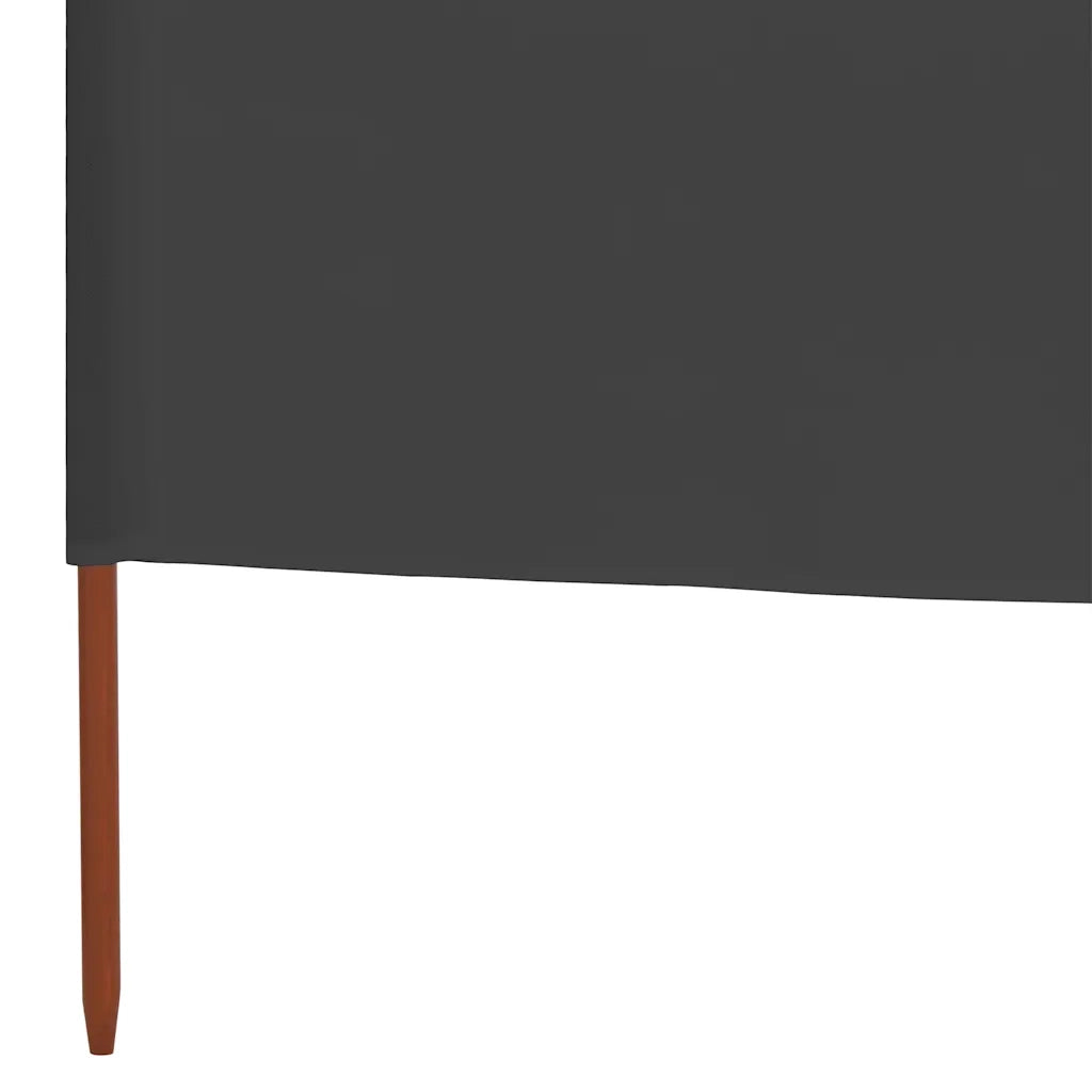 Paravento a 9 Pannelli in Tessuto 1200x120 cm Antracite CFW6704950