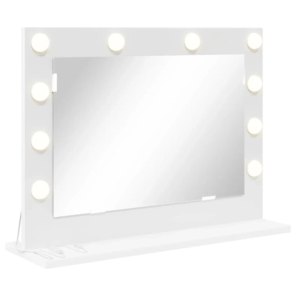 Specchio da Vanit¨¤ Rettangolare Bianco 60 x 45 x 18 cm