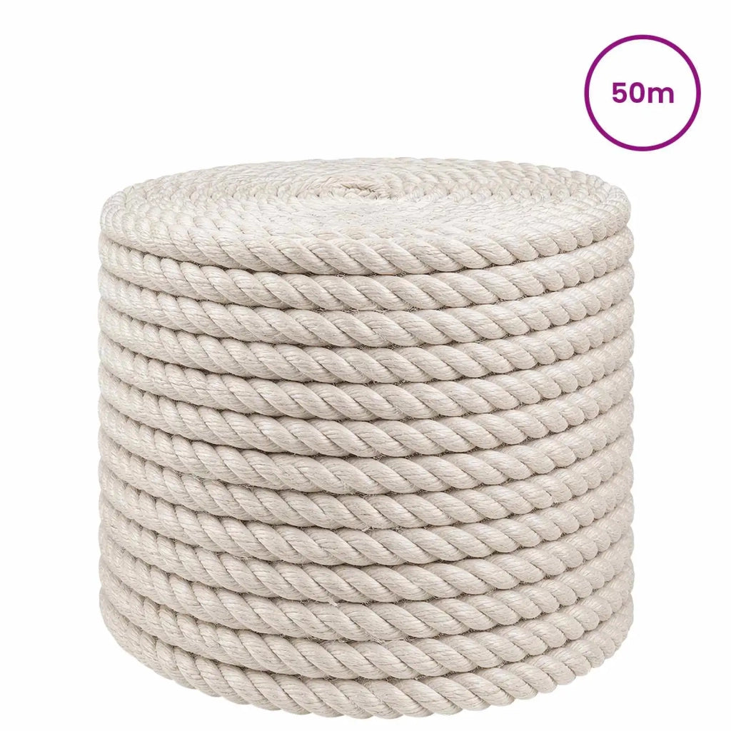 Corda | Fune di Juta 12 Bianco 100% juta Tossa