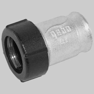 RACCORDO A COMPRESSIONE IN GHISA FEMMINA  2 x 59     GEBO