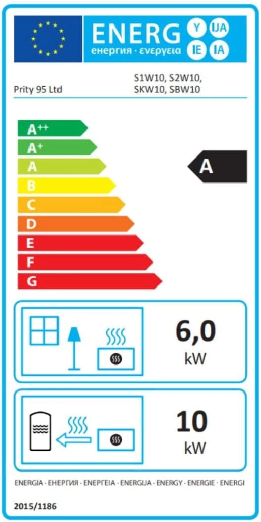 Stufa a legna per impianto di riscaldamento centralizzato. Peccato S1W10. 10 + 5kw Potenza di riscaldamento