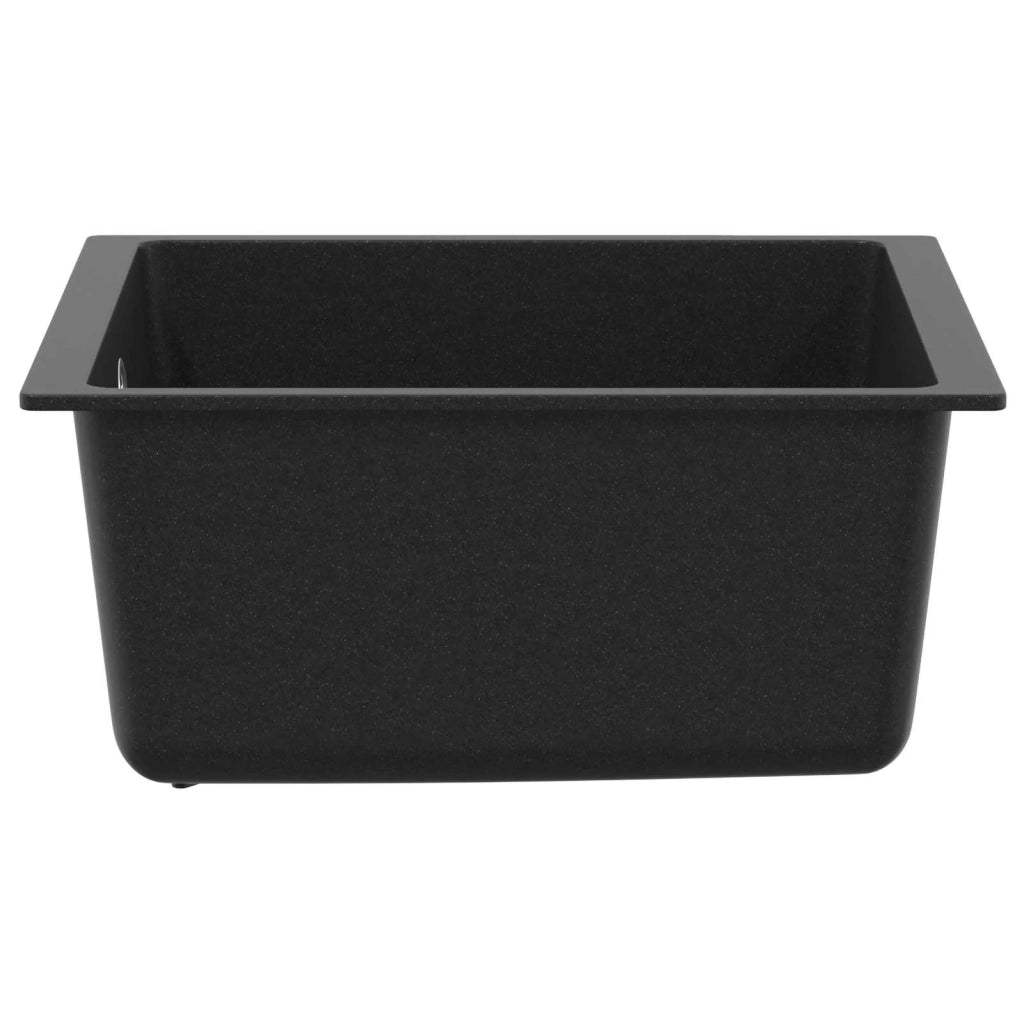Lavello Nero 370 x 460 mm 80% Quarzo e 20% Resina