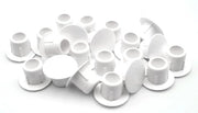 Stoppi per fori di perforazione - Copertura per fori - Facile da applicare - Bianco - Polietilene - 20 pezzi - Adatto per Ø 10 mm