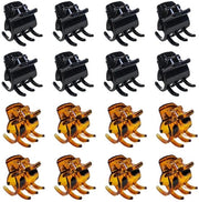 Kit di spazzole per capelli 16 pezzi - Spazzole per capelli mini - Materiale plastico - Presa perfetta - Leggero - Materiale duraturo
