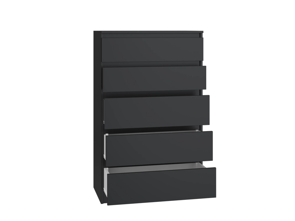 Cassettiera MALWA M5 nero per camera e soggiorno