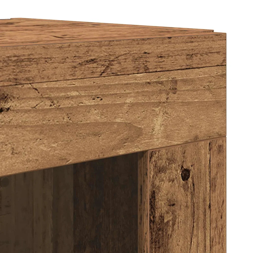 Credenza 2 pcs Legno vecchio Legno multistrato 3334346
