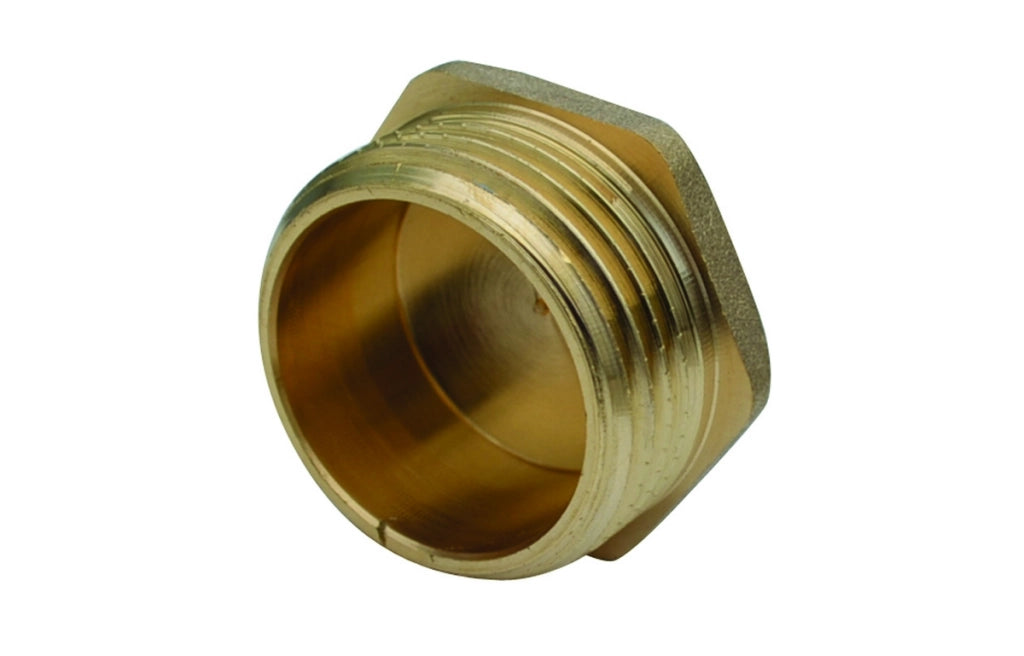 TAPPO MASCHIO OTTONE GIALLO IBP- 1 1/4- IBP- pezzi 1