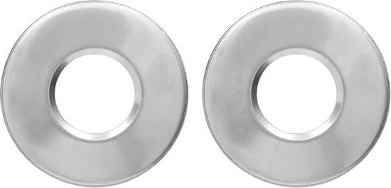 Scatola di copertura per ringhiera a 2 pezzi - Acciaio inossidabile di alta durezza - per tubo di ringhiera da 5cm - parti di ricambio per maniglione di piscina.