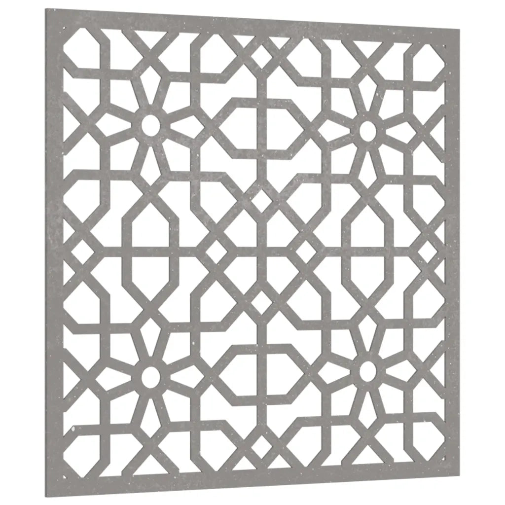 Decorazione Muro da Giardino 55x55 cm Moresco Acciaio Corten CFW4210291