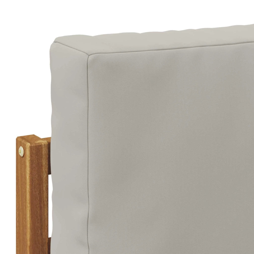 Set divano sezionale con cuscino 9 pcs Grigio Naturale e Chiaro 3375491