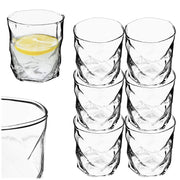 Set regalo da 6 bicchieri KADAX per whisky, bevande, succhi di frutta e acqua, 330 ml