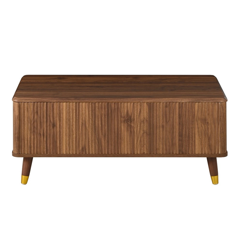 Tavolino da Caff¨¨ Moderno ¨C Xylo ¨C Effetto Noce, Piano Regolabile, Legno, Soggiorno