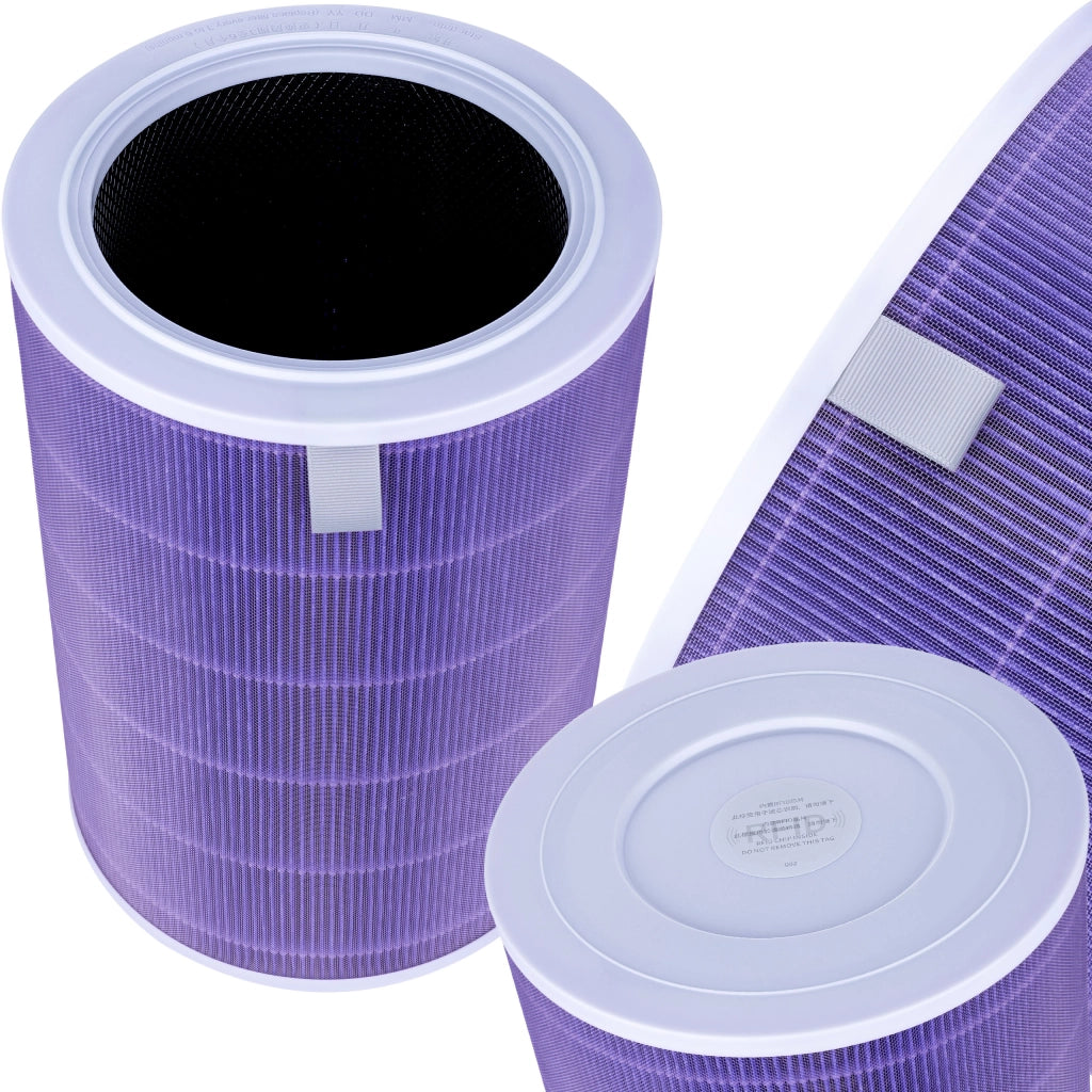 Filtro HEPA Antibatterico per Purificatore Aria – 4 Strati, Carboni Attivi, Chip RFID