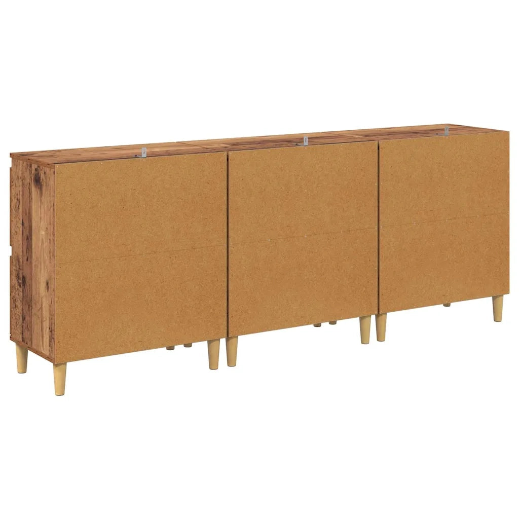 Credenza | Sideboards 3 pcs Legno vecchio 60 x 35 x 70 cm