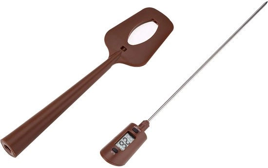 Termometro alimentare digitale con spatola - Ideale per cioccolato e salsa