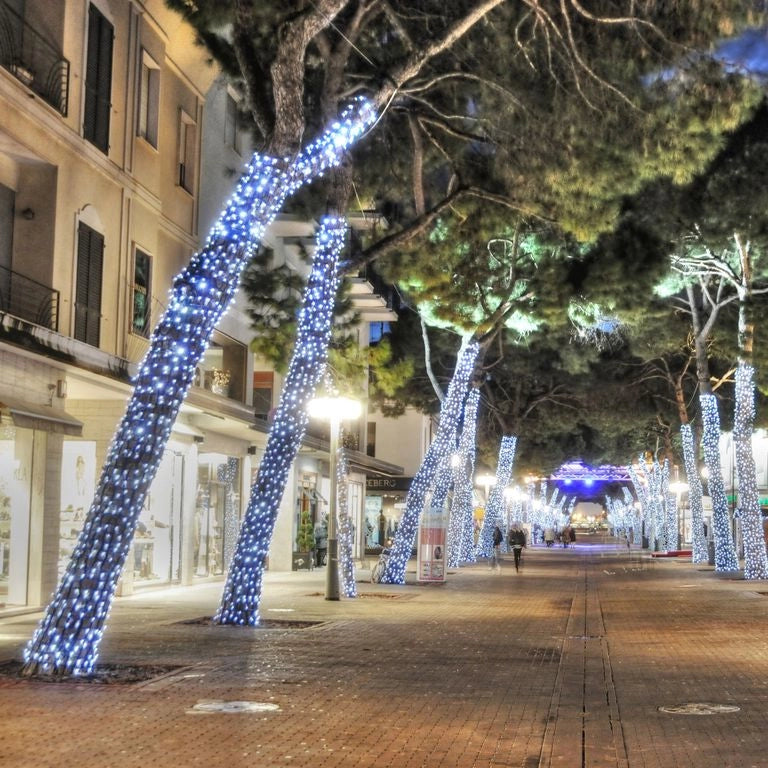 Catena 20 m, 200 maxiled bianco caldo o bianco freddo, cavo verde prolungabile - bianco - 20 METRI