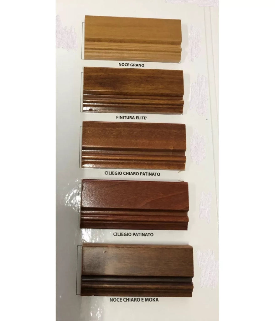 Tavolo allungabile gamba a spillo legno massello tinta noce l.180 p.90 h.80 - Mobili 2G