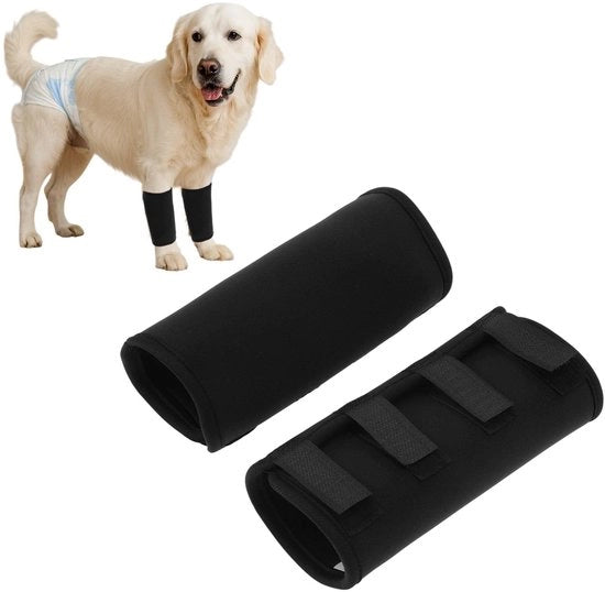 Sostegno articolare per cani - Avvolgibile per ginocchio - Protezione ginocchio - Spalla per cani - Benda per cani - Materiale morbido Neoprene - Dimensioni grandi 22 cm x 16,5 cm - Spalla per cani