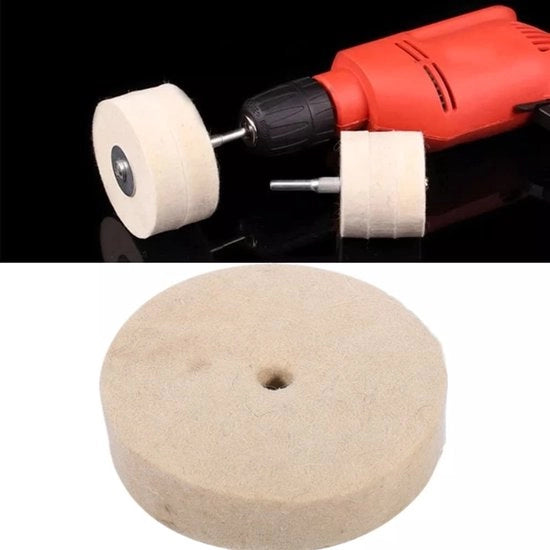 Pulitore a 125 mm - Veltro - Dischi pulitori per metallo/plastica/vetro - Strumento a cuneo - Diametro regolabile - 1 pezzo - Strumento di pulitura