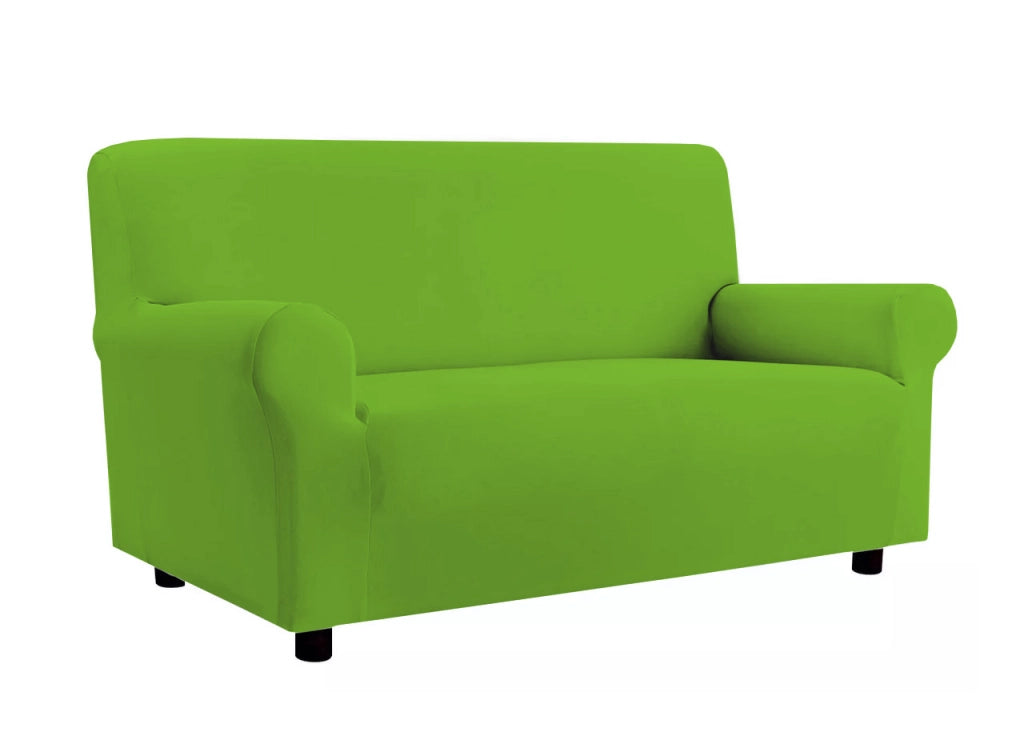 Copridivano Elasticizzato Antimacchia Modello Zeno Colore Verde - 4 Posti - Verde