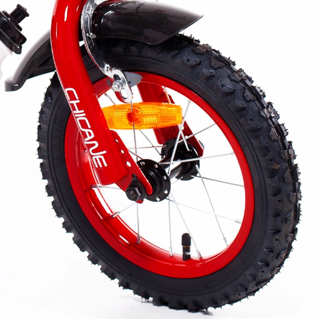 SCH CHICANE 12" bicicletta per bambini, bici bambino, adatta a bambini tra i 3 e i 5 anni, per altezza tra 85 e 105 cm,