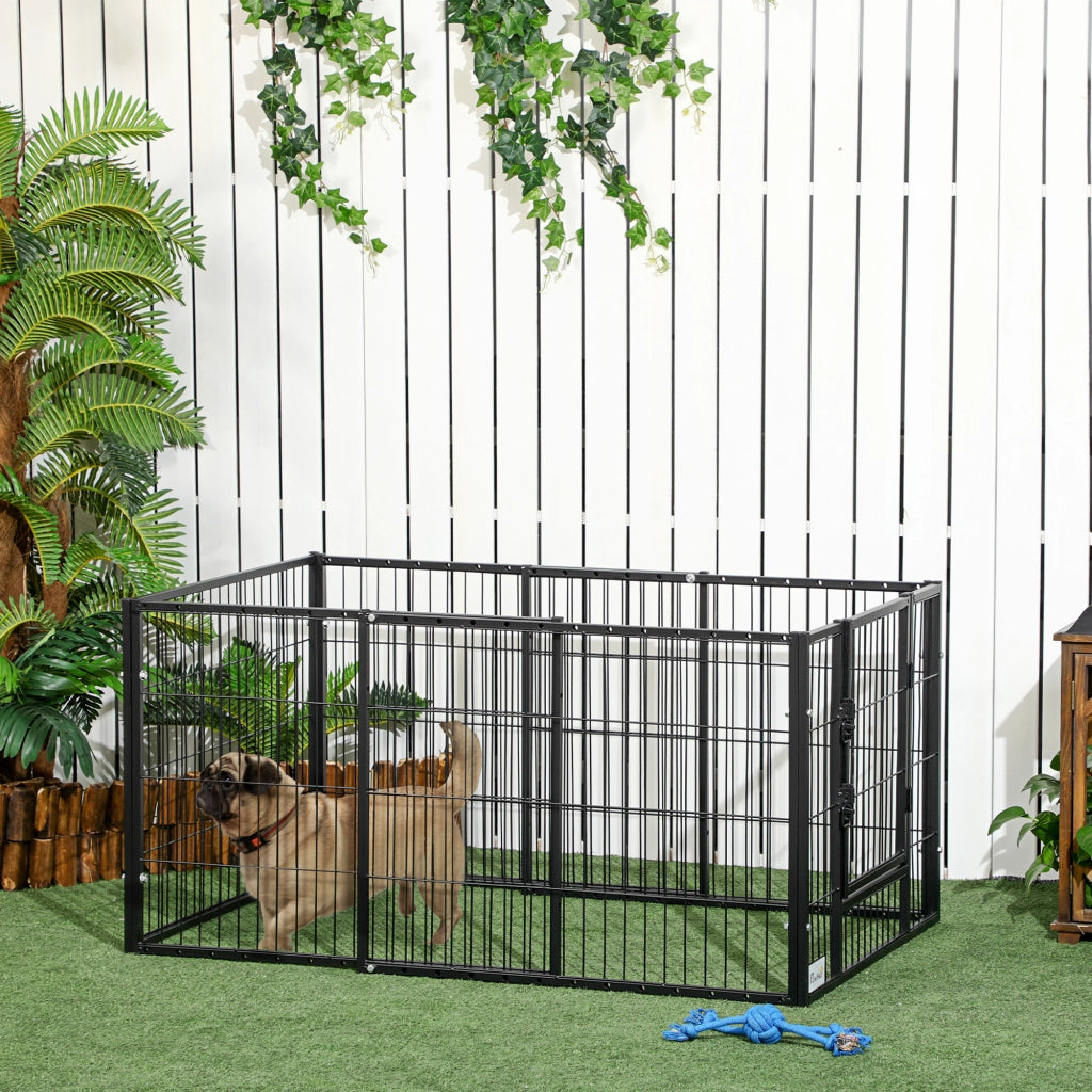 Recinto per Cani ¨C Minimal ¨C Grigio 150x79x61cm