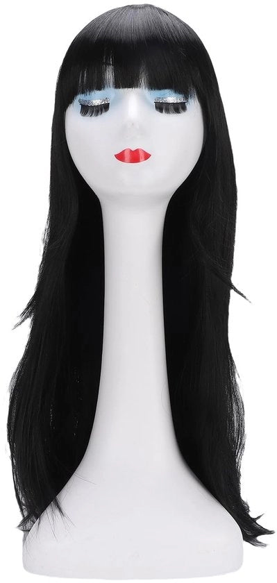 Pruca Lunga in Fibra Sintetica 70 Cm - Fibra Antirimpellante - Fibra a Alta Resistenza al Calore - Durata Elevata - Accessorio per Cosplay