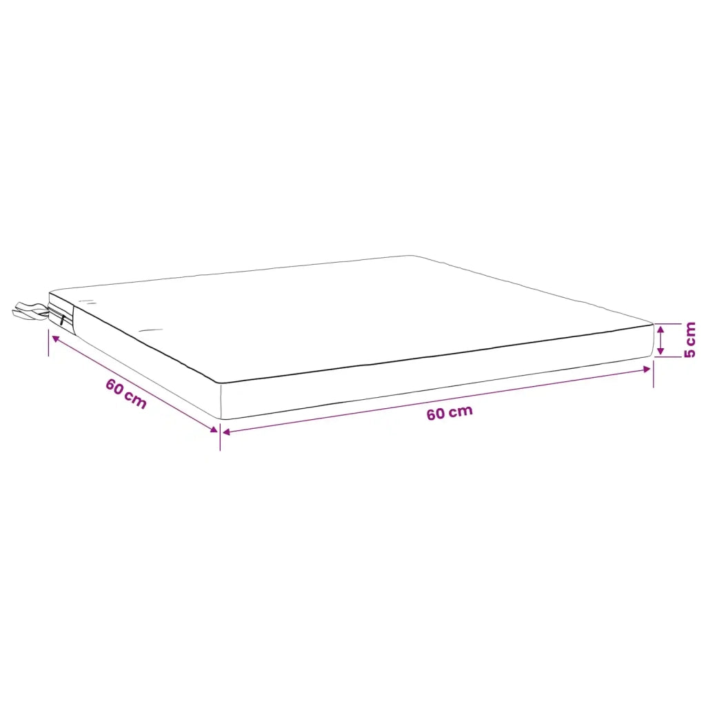 Cuscini per Sedia in 4 Pezzi SOEST 4 pz 100% Poliestere 944662