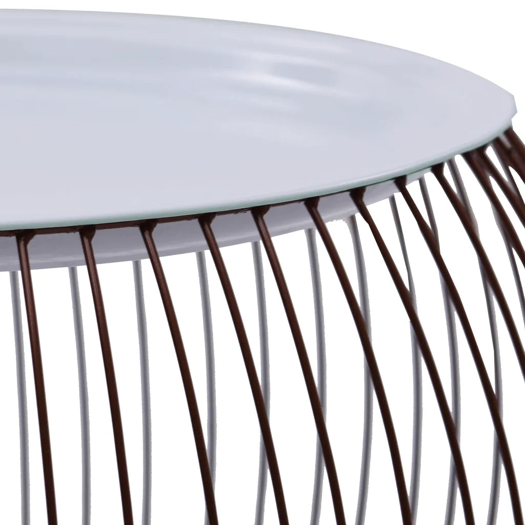Tavolino da Salotto Oro Ø 41 cm 287658