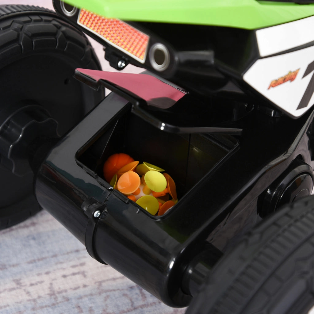 Triciclo Moto a Pedali ¨C Xylo ¨C Con Luci e Suoni, 3 Ruote, 18-36 Mesi, Verde