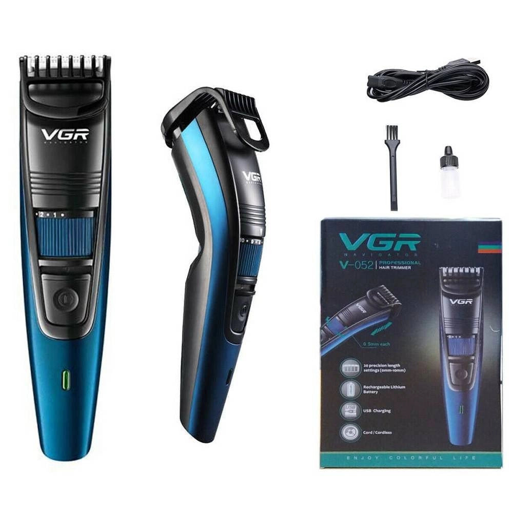Rasoio Taglia Capelli Elettrico Regola Barba Ricaricabile 1-10mm Vgr V-052
