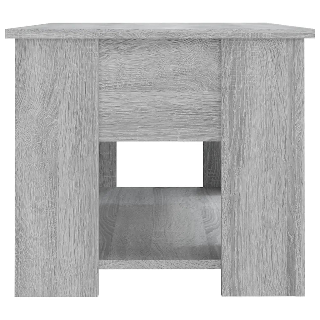Tavolino da Salotto-Tavolino da soggiorno-Tavolo Grigio Sonoma 79x49x41 cm Legno Multistrato