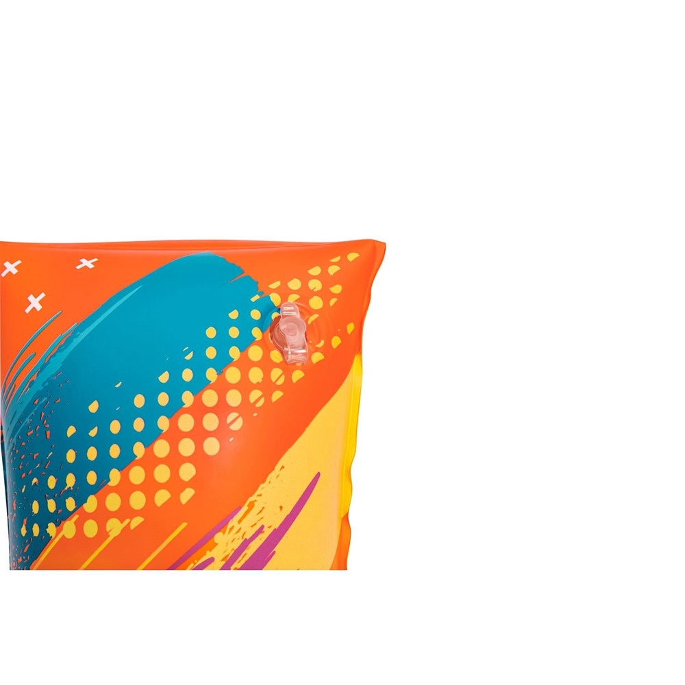 Trade Shop - Braccioli Gonfiabili Per Nuoto Galleggianti 30x15cm Colorify Toughlite Età 5-12 Anni 32274 -