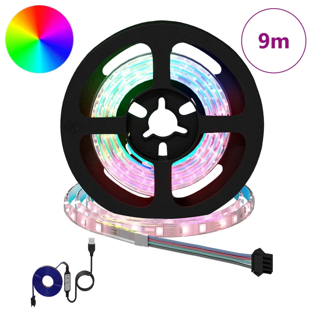 Striscia LED 12 pcs Nero e trasparente 750 mm Rame e plastica 3429101